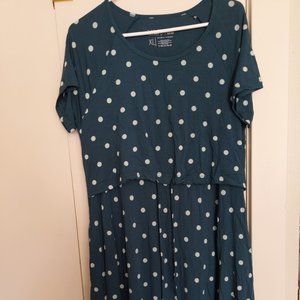 Latched maman xl drawstring dress